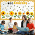 Qilery 103 Pcs Bee Amazing Bulletin Board Sets, Cute Bee Honey Cutouts and Borders for Spring Summer Classroom Decor