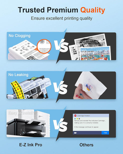 E-Z Ink Pro LC103BK Compatible Ink Cartridge Replacement for Brother LC103 XL, Compatible with MFC-J870DW (2 Black)