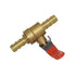 Joywayus 3/8" Barb x Barb 2 Way Union Ball Valve, Brass Shut Off Hose Fitting