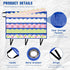 Crtiin 3 Pcs Foldable Bulletin Border Storage Pocket Chart, 41 x 24.5 Inch Classroom Organizer with Storage Pockets