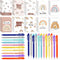 Ctosree 50 Pack Inspirational Gifts – Rainbow Pocket Notepad Notebooks with Motivational Ballpoint Pens for Back to