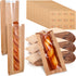 Thenshop 240 Pieces Paper French Bread Bags with Seal Stickers Baguette Bags