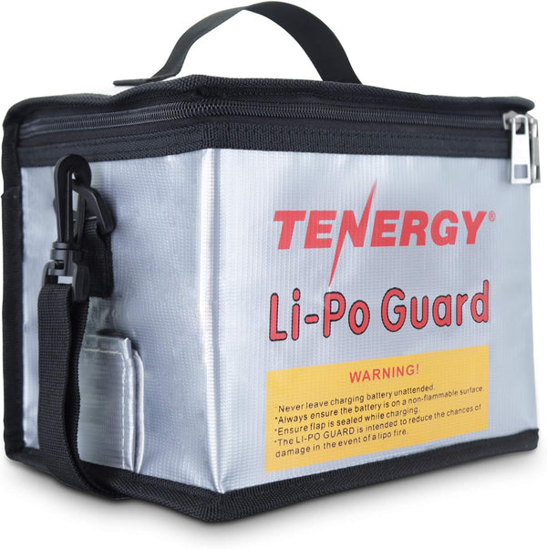 Tenergy Fire Retardant Lipo Zipper Bag for Charging and Storing Lipo Battery