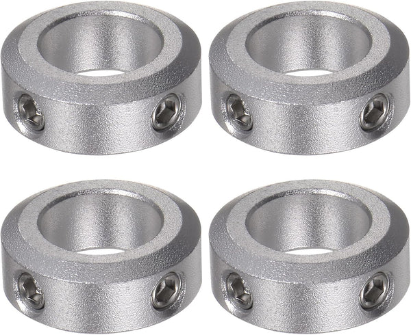 4pcs Shaft Collar Set Screw, 13mm Bore Aluminum Alloy, 22mm OD, 8mm Width for Wheel Barrow Axle, CNC Machine Tools