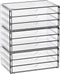Yieach 11.1 Inch Long Clear Drawer Organizers Stackable,3 Pack Small Acrylic Drawers,School,Office Supplies