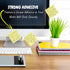 Mr. Pen Sticky Notes, 3"x3", 12 Pads, Pastel Yellow Colors, Self-Stick Aesthetic Colorful Bulk Pads