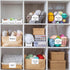 80 Set 76 4 Chinco Pcs Basket Label Clips Include Removable Kitchen Clip Label Holder PVC Storage Bin with Chalk