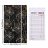 Server Books for Waitress Cute Waitress Book with Money Pocket Leather Server Book with Zipper Wallet Black Serving