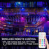 Closet 13 Dimmer, 6 Pack BLS LED Puck Lights with Remote Control, Wireless Under Cabinet & Lighting, RGB Color Changing