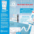 8Oz White Waterproof Caulk & Seal Silicone Sealant, Wadities Tile Grout Repair Kit, Pack of 2
