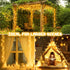 FFZZKJ 100LED 33Ft 8 16.4Ft*2 2-Pack Christmas Lights Outdoor Battery Operated String Lights Total with Timer Modes