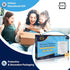 SCRIBBLEDO 5 Pack Dry Erase Division White Boards 9x12Inch for Kids, Double Sided Math Manipulatives with Erasers.