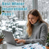 Sayglossy 150 Pcs Winter Snowflake Ballpoint Pens Gifts Bulk Employee Appreciation Gifts Inspirational Pens with Thank