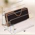 Desk Organizer, Acrylic File Sorter, 4 Section Clear Desktop Holder for Office Mail, Letters, Electronics, Makeup