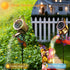 Olubfdh IP65 Solar Watering Can Lights, Solar Garden Lights Flower Bed Decor, Waterproof Outdoor Garden Decor, Garden
