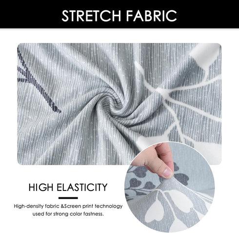 Generic Armless Kitchen,Wedding,Party(Style1) Office Chair Cover,Soft Washable Printed Seat Covers,Stretch Anti-dust