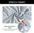 Generic Armless Kitchen,Wedding,Party(Style1) Office Chair Cover,Soft Washable Printed Seat Covers,Stretch Anti-dust