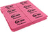 June Gold 16 Pink Rubber Erasers, All-Purpose, Perfect for Classrooms, Homes & Offices
