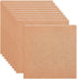 BENECREAT 10 PCS Cork Board, 12x12 Inch Square Coasters, 2mm Thick Sand Brown Cork Sheet for Wall Decorations
