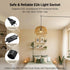 2-Pack 8ft, Cable Matters Plug in Hanging Light Cord with Switch - Pendant Light Cord with Lamp Socket, Black
