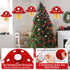 5 Pack Mushroom Honeycomb Paper Decorations - Cute Woodland Party Decor for Baby Shower, Kids Birthday, Backyard Garden