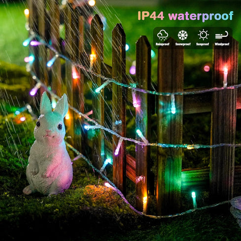 400 132FT 8 JMEXSUSS LED Easter Lights Indoor Outdoor, Easter String Lights Plug in, Modes Colorful Christmas Light