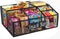 Xbopetda Snack Organizer for Pantry Shelf, Metal Snack Organizer Snack Basket, 6 Compartment