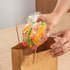 Gusset 100 Count 4" 2 1/4" 8" Gusset Resturantware Plastic Bags x x Wicker Dispensing Bottom Clear Plastic Bags Heat