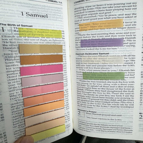 ELII Books Tabs - 6000pcs Annotating Page Tabs, Transparent Sticky Notes Tabs for Reading Notes, Classify File
