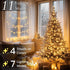 66FT 200 11 LED Christmas Tree Lights, Bright Warm White to Multicolor Outdoor Christmas String Lights for House, Fairy