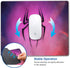 Spider Mouse Pad, Small Computer Mouse Pad with Personalized Galaxy Spider Design, Non-Slip Rubber