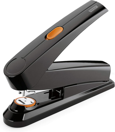 Novus B8fc Flat Clinch Stapler, Power on Demand, 50 Sheet Capacity, German Engineered, Black (020-1673)