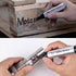 4 Pack, Mr. Pen- Jumbo Permanent Markers, Black, Chisel Tip, Wide Tip, Large, Thick Permanent Markers for Canvas