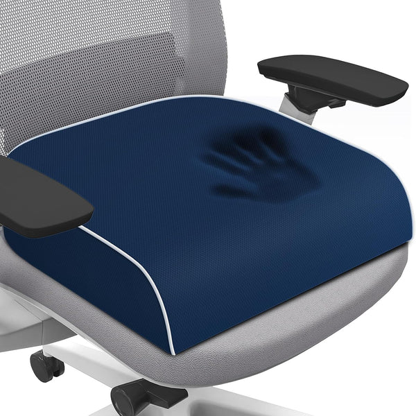 SweetSlubr Seat Cushion for Tailbone Pain Relief, Office Chair Cushion, Memory Foam Large
