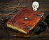 Hocus Pocus Spell Book - XX LARGE Leather Grimoire Journal, Halloween Decorations, Witchcraft Supplies, Tarot Journal