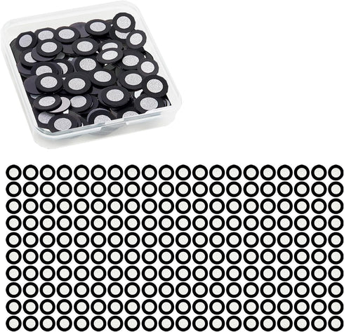 Gloxyuni 200 PCS (6mm Inner/10mm Outer) 3D Scanning Positioning Targets - Magnetic Tracking