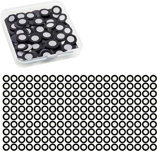 Gloxyuni 200 PCS (6mm Inner/10mm Outer) 3D Scanning Positioning Targets - Magnetic Tracking