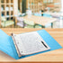 Emraw Super Great 1" 3-Ring View Binder with 2-Pockets, Available in Cyan, Great for School, Home, & Office (2-Pack)