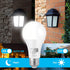 Bulbs 850 60W 6000K, 9.5W, A19, E26 2-Pack, HQ-H002 Qualilux Dusk to Dawn Light Outdoor Lumen, Equivalent, Daylight