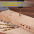 276pc Titanium Twist Drill Bit Set with S2 Bits, 135° Tip High Speed Steel, Sizes from 1/16" to 1/2", Clear Lid Case