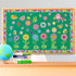 Spring Flower Butterfly Bulletin Board Decorations, Affirmation Cutouts and Borders Set for Classroom Decor