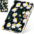 Fabric Notebook A6 - Flower Embroidered Journal, Daisy Printed Linen Hardcover Pocket Ruled Notebook for Women