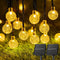 Solar String Lights Outdoor Waterproof, 2 Pack 60 LED 36.5 FT Each,