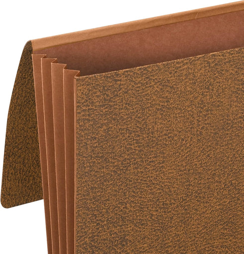 Smead Classic Expanding File Wallet, Redrope, Letter Size, 3-1/2" Expansion, Flap and Cord Closure, 10 per Box (71353)