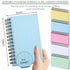 750 15 3x5 Inch Pcs/ Pads Spiral Index Cards Ruled Flash Cards with Ring Colorful Punched Lined Note Card Book