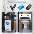 Key Lock Box with Retractable Key Tether and Removable Shackle