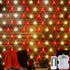 echosari Christmas Net Lights Battery Operated, 5ft x 5ft 100 LED Net