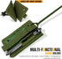 IronSeals Tactical ID Card Holder Detachable Hook & Loop Badge Holder with Key Ring and Adjustable Neck Lanyard