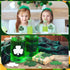 Geyee 36 Pcs St. Patrick's Day Sticky Notes, 1080 Sheets Shamrock Shaped Notepads for School and Office