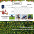 11.5FT 5FT 240 8 x Solar Christmas Net Lights Outdoor with Remote, LED USB Warm White Mesh Lights for Bushes